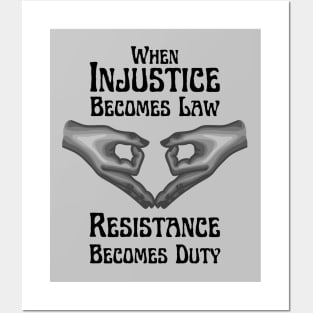 Injustice - Resistance Posters and Art